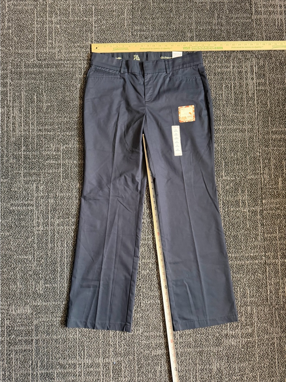 New Dockers Ultra Stretch Trousers Pants Blue Womens 14M